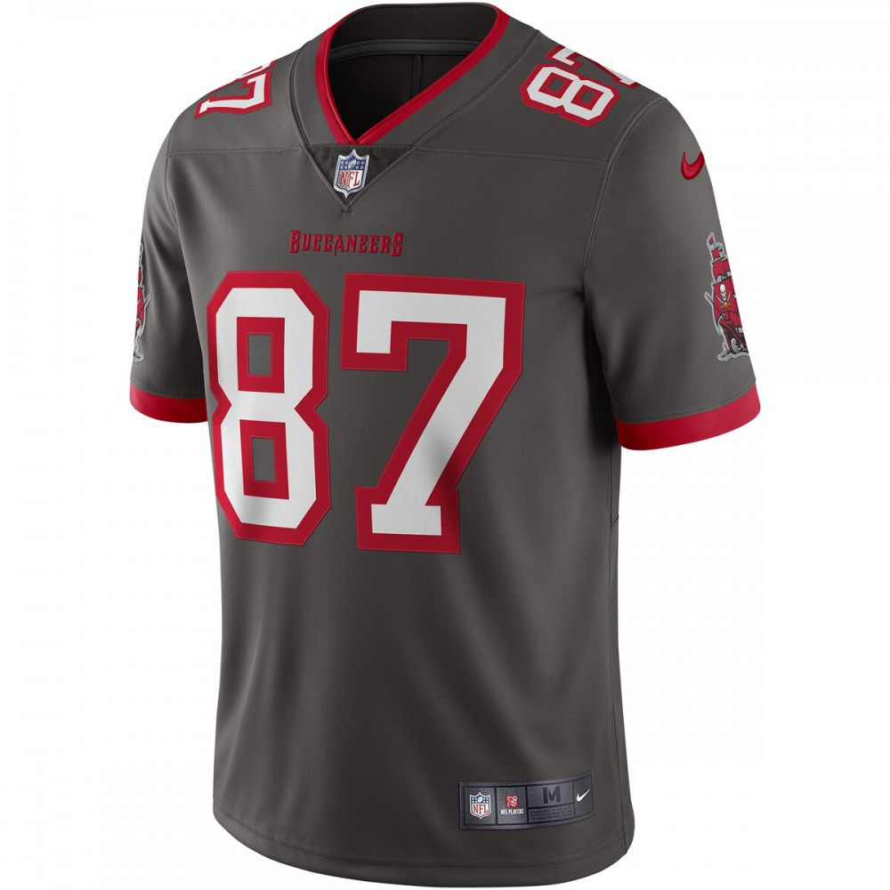 Rob Gronkowski Tampa Bay Buccaneers Nike Alternate Vapor Limited Jersey - Pewter-GridironStore